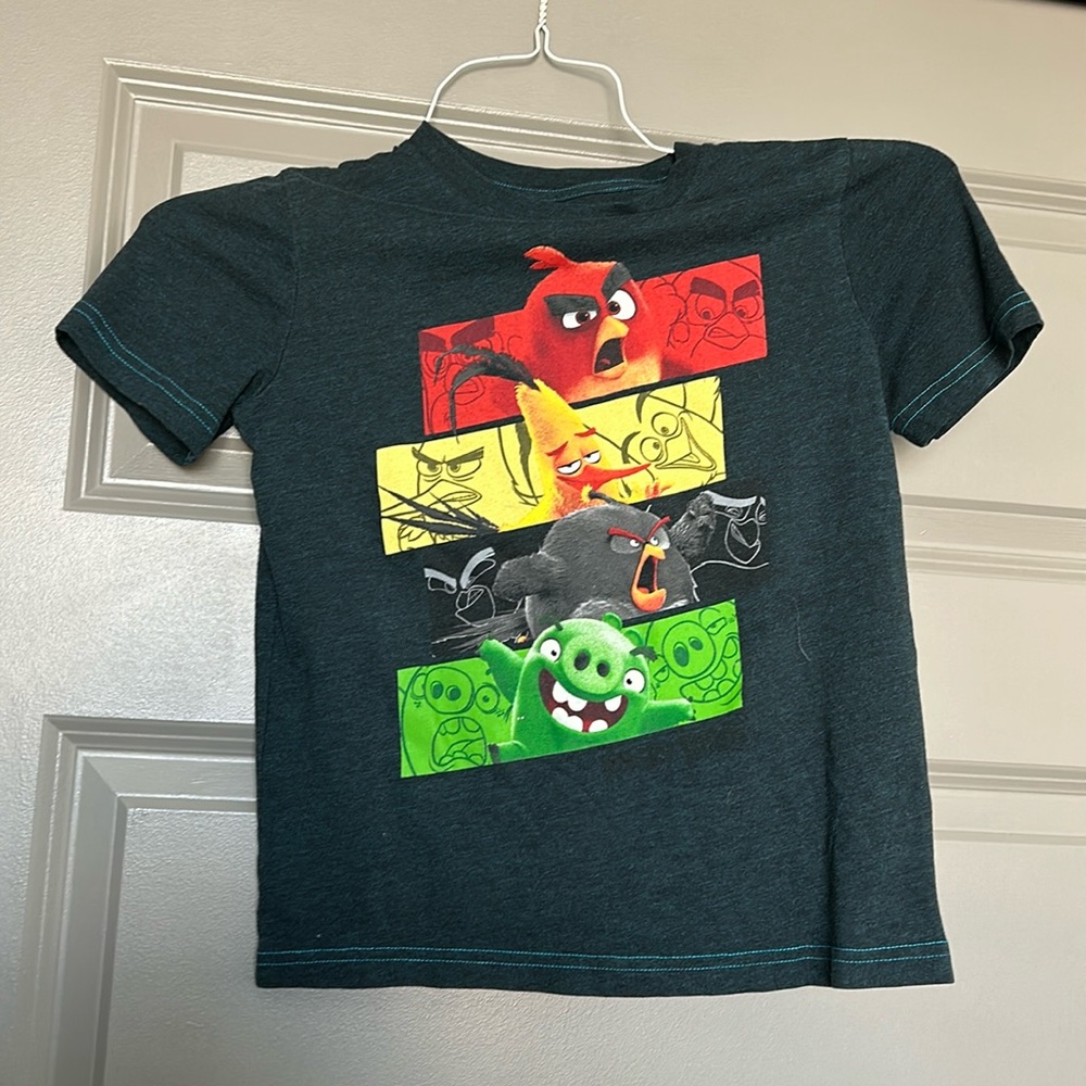 Angry birds boys shirt size 7